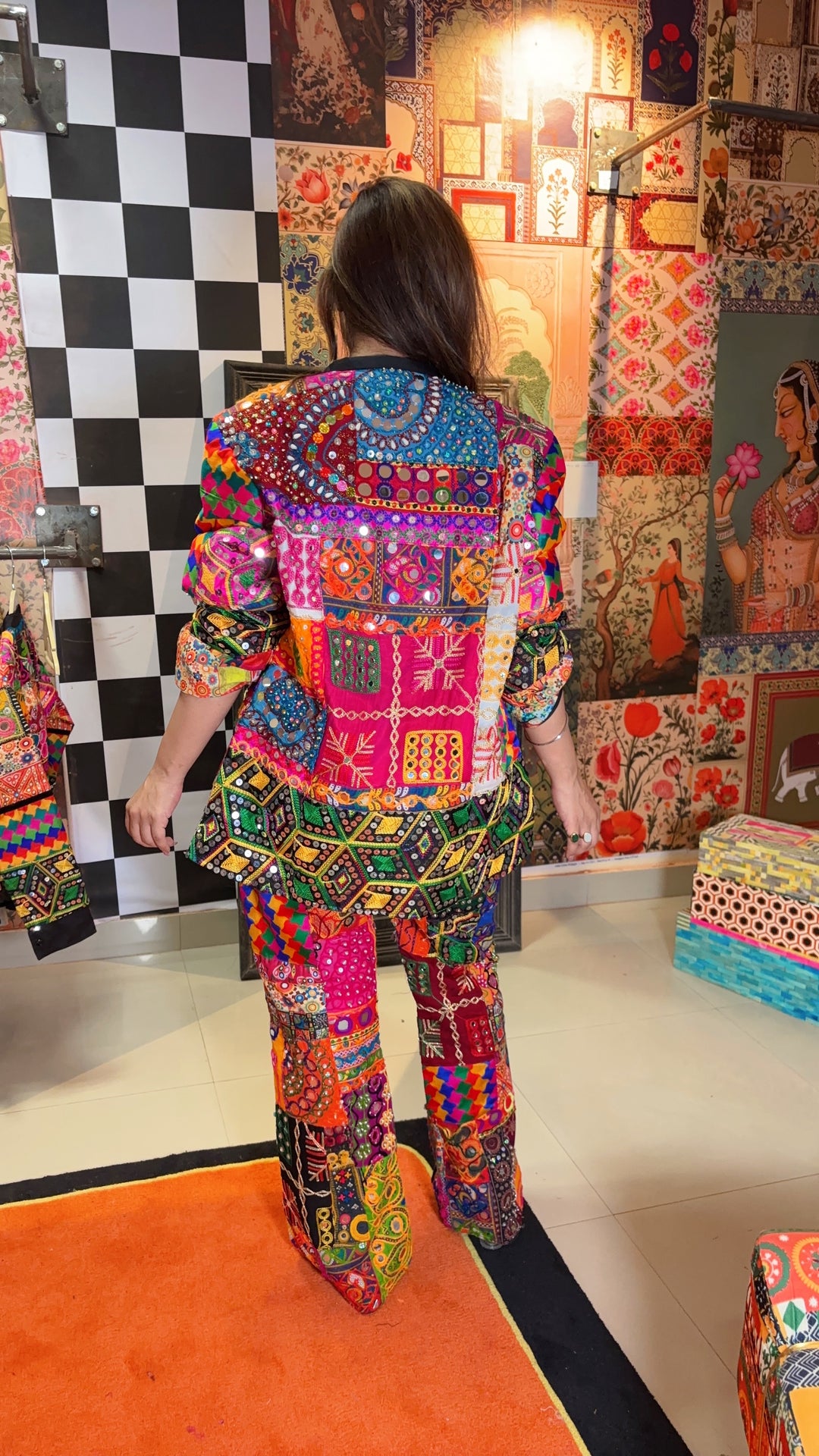Banjara Blaze Full Patchwork Co-ord Set