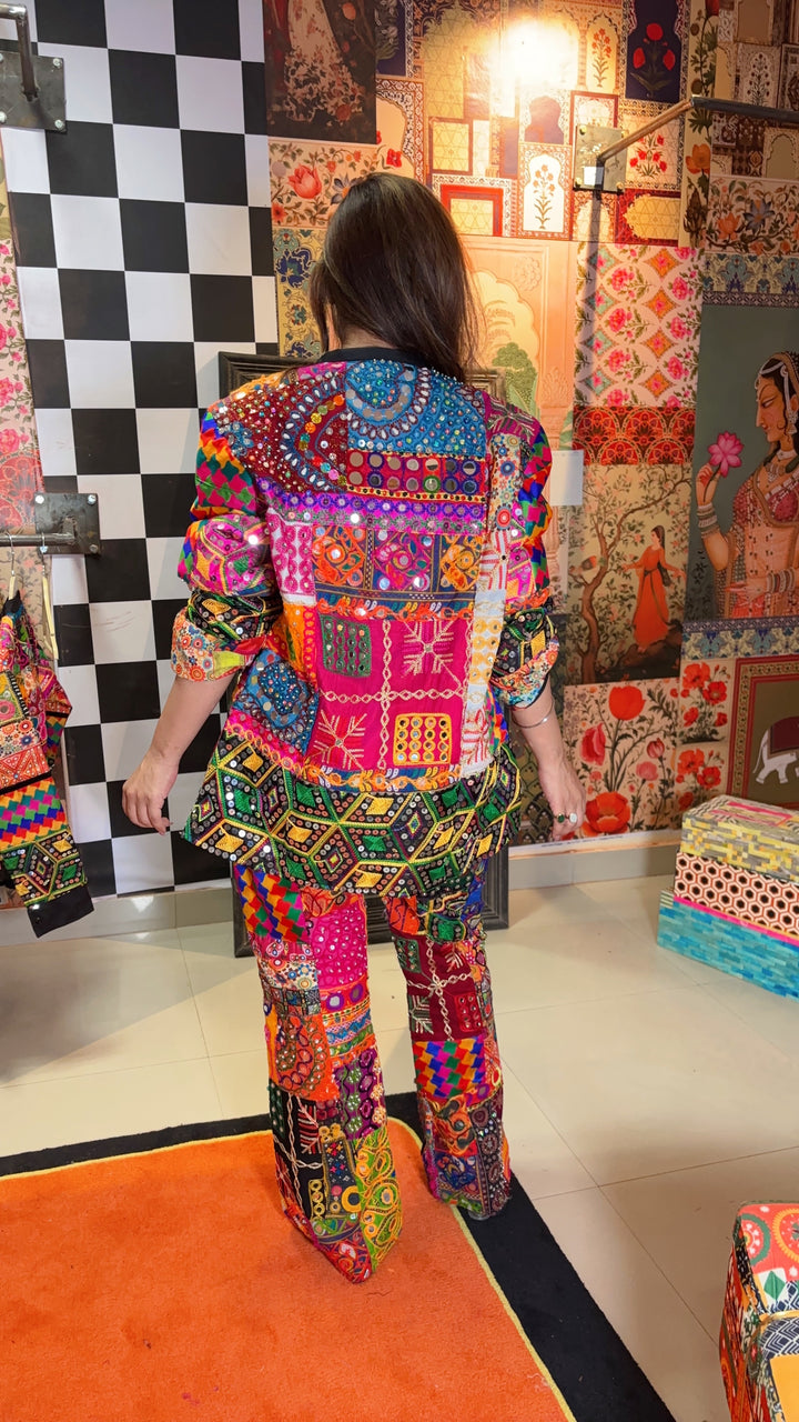 Banjara Blaze Full Patchwork Co-ord Set