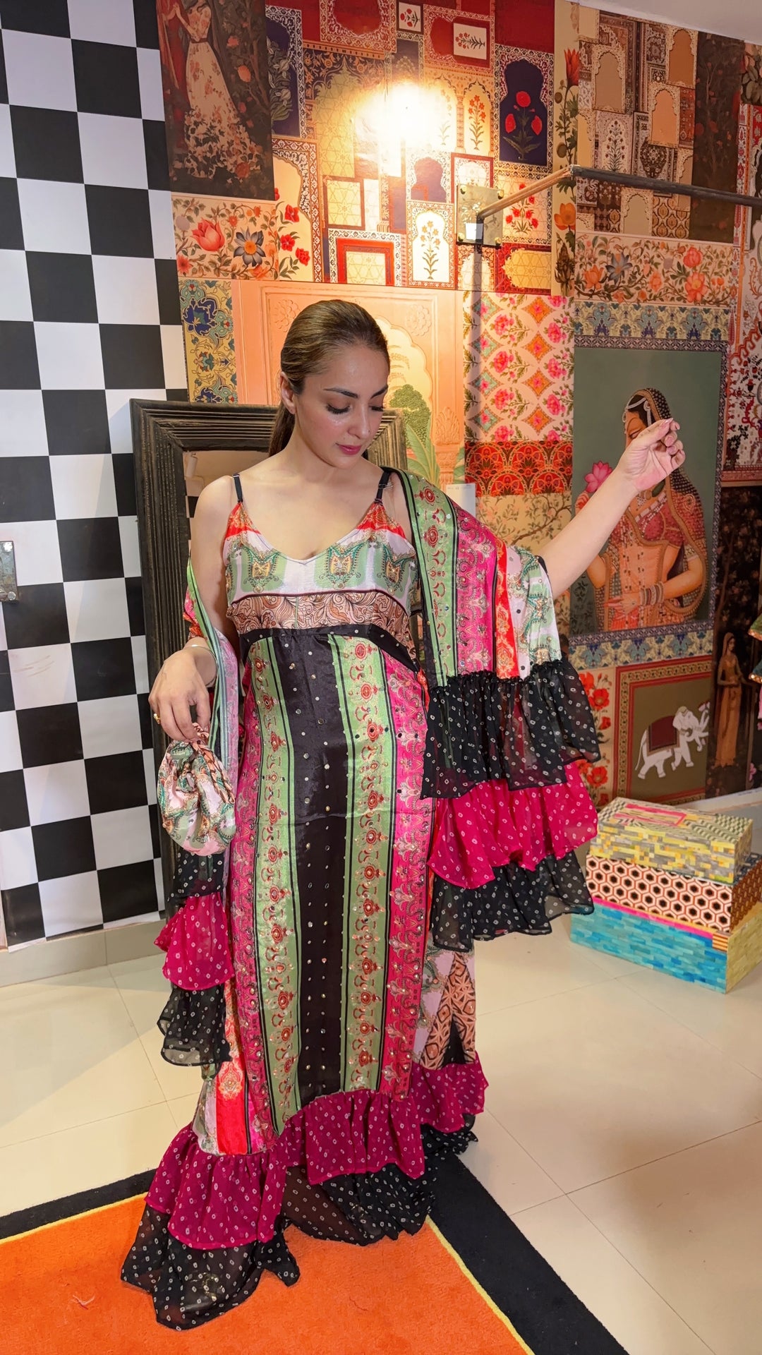 SET OF 3 RUFFLE DRESSES