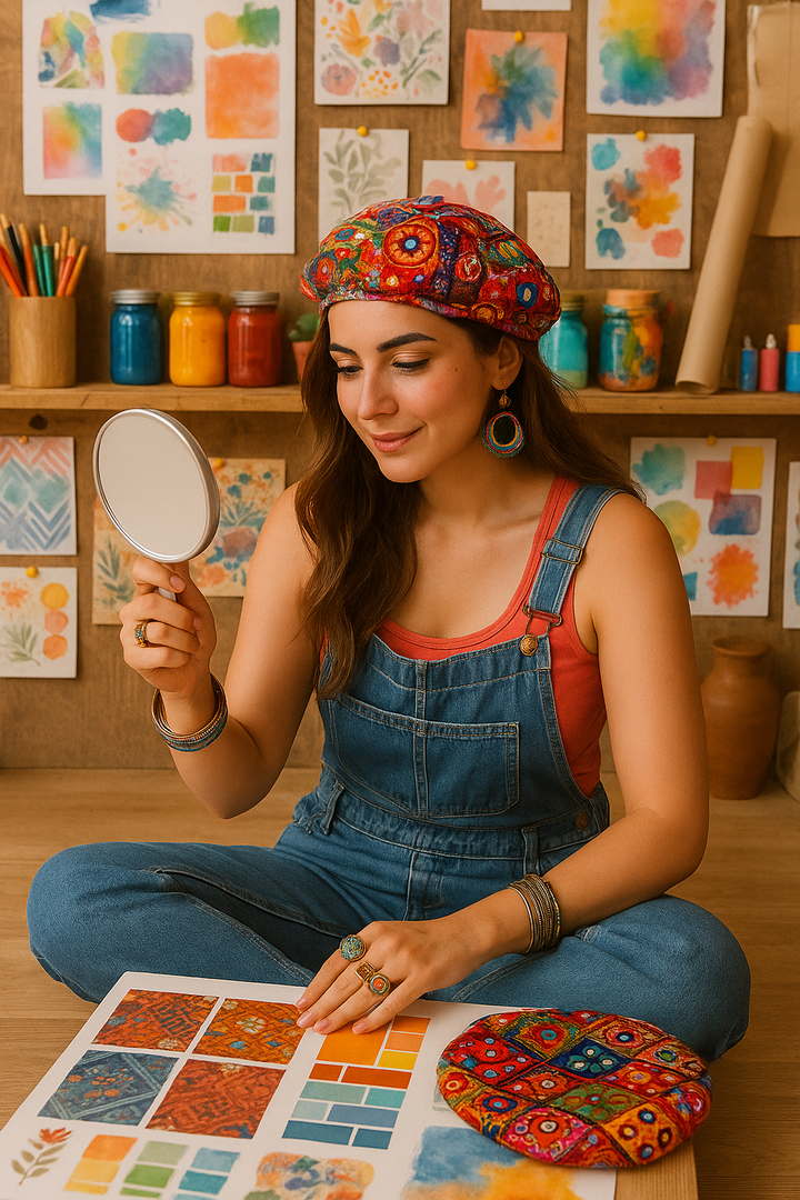 Gypsy Patchwork Beret