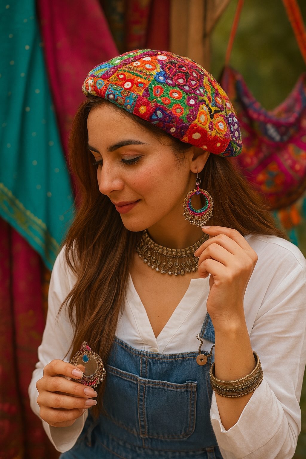 Gypsy Patchwork Beret