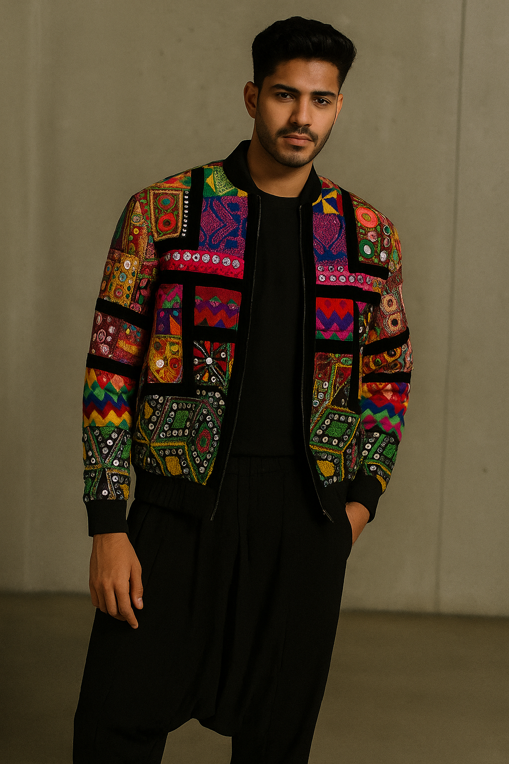 Tribal Mirage Bomber Jacket