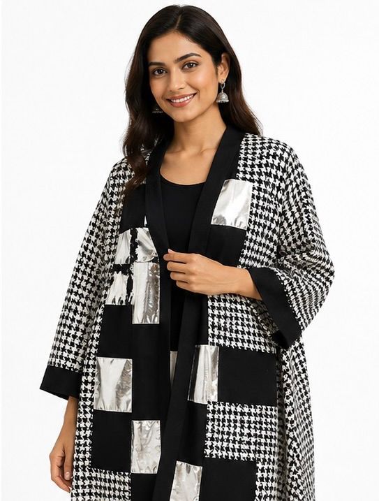 Monochrome Mosaic Blazer