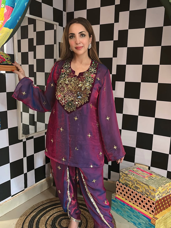 Fiza- Embellished Patiala Set