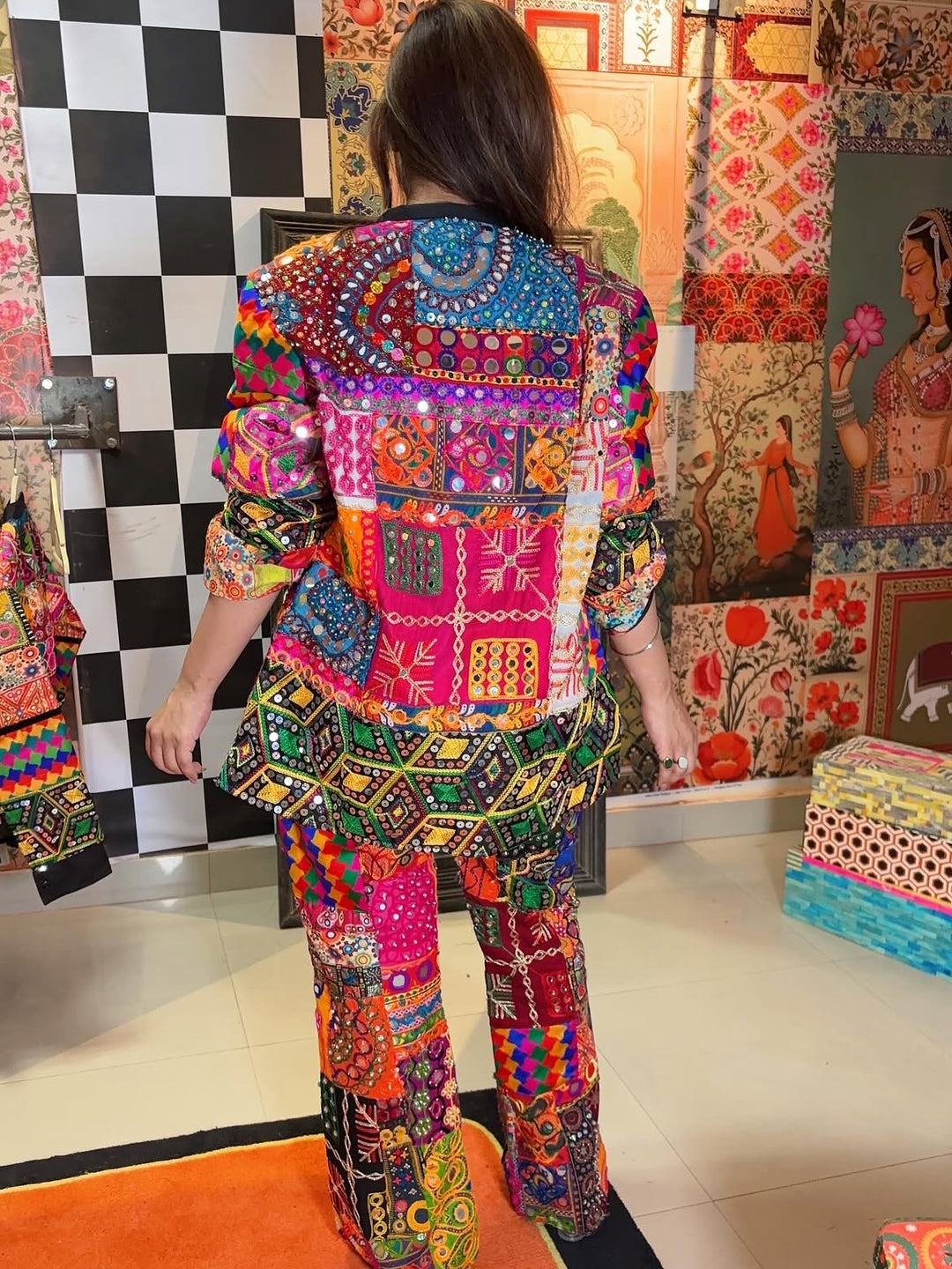 Banjara Blaze Full Patchwork Co-Ord Set
