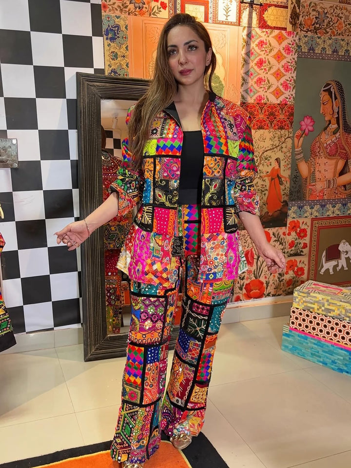 Banjara Blaze Full Patchwork Co-Ord Set