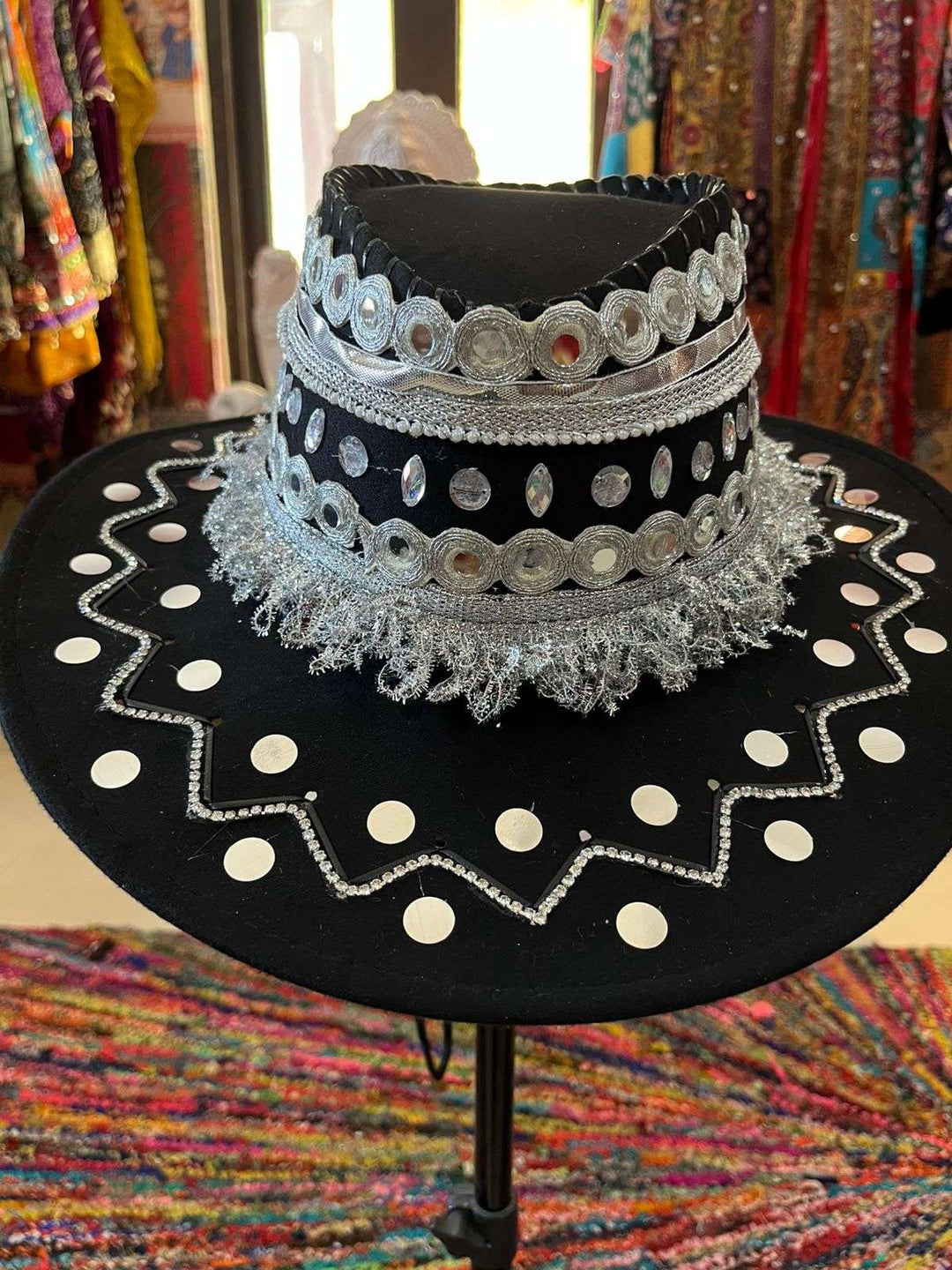 Silver Nova Suede Cowgirl Hat