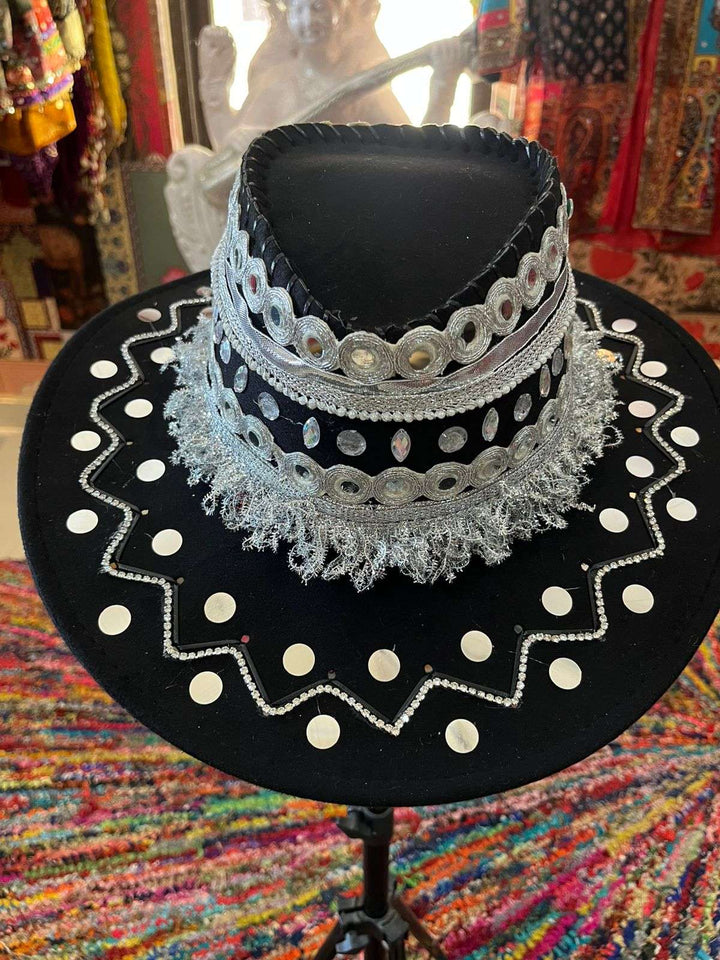 Silver Nova Suede Cowgirl Hat