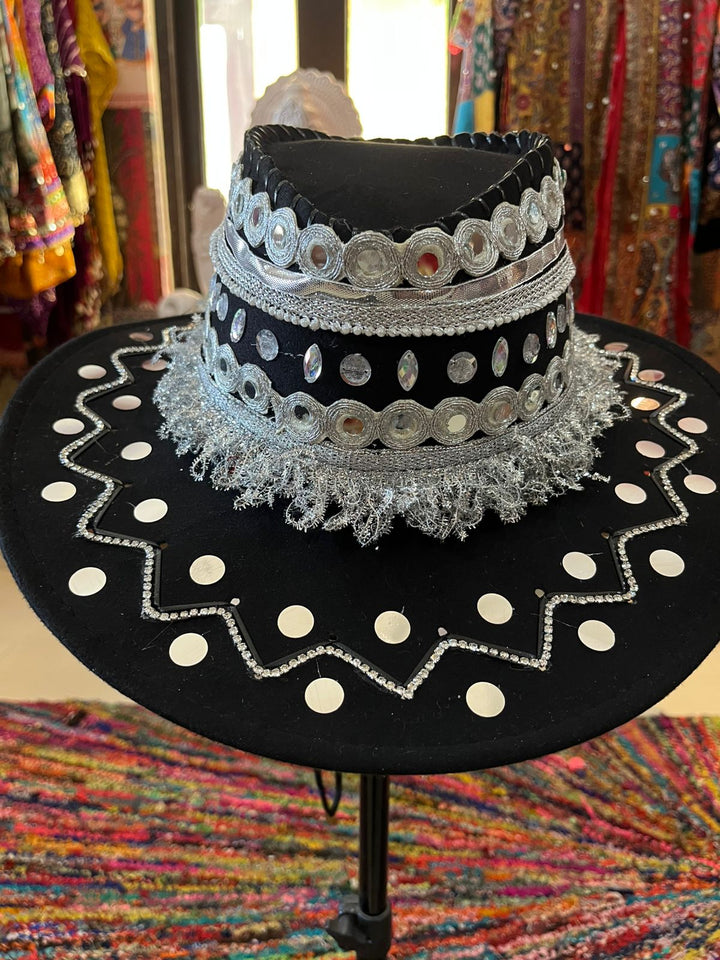 Silver Nova Suede Cowgirl Hat