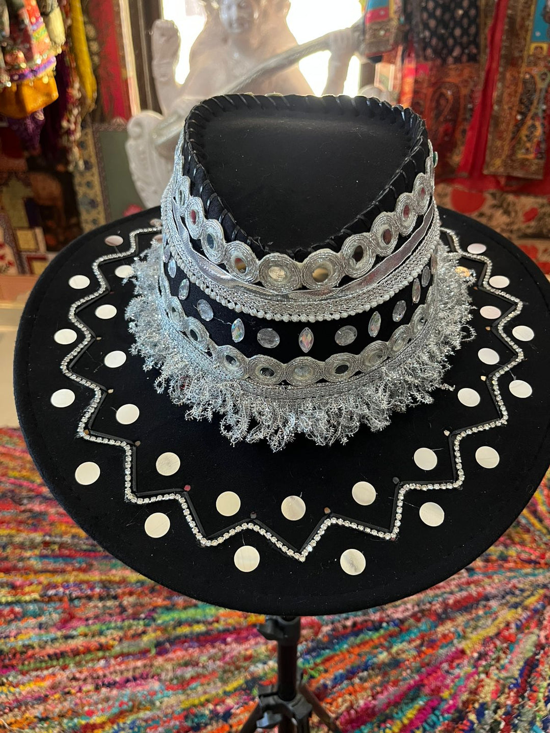 Silver Nova Suede Cowgirl Hat