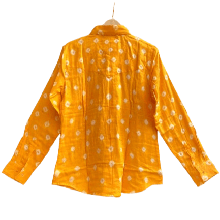 Cotton Bandhini Embellished Shirt - banjaratrail