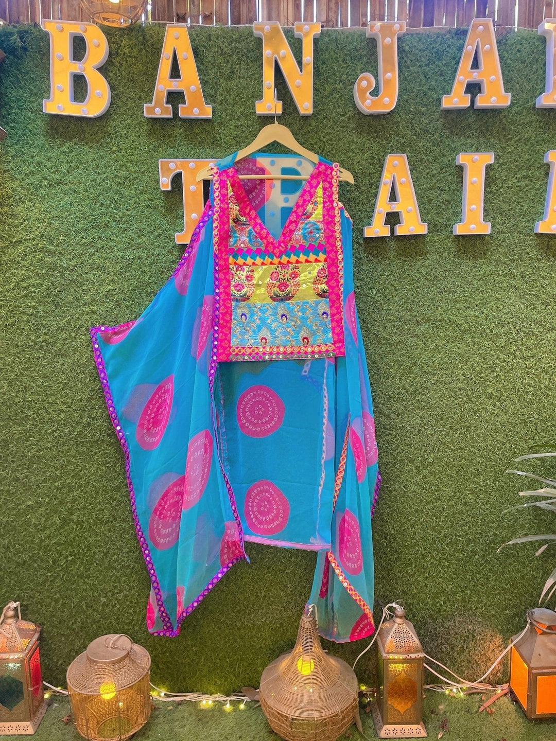 Aasmani Kaftan Top - banjaratrail