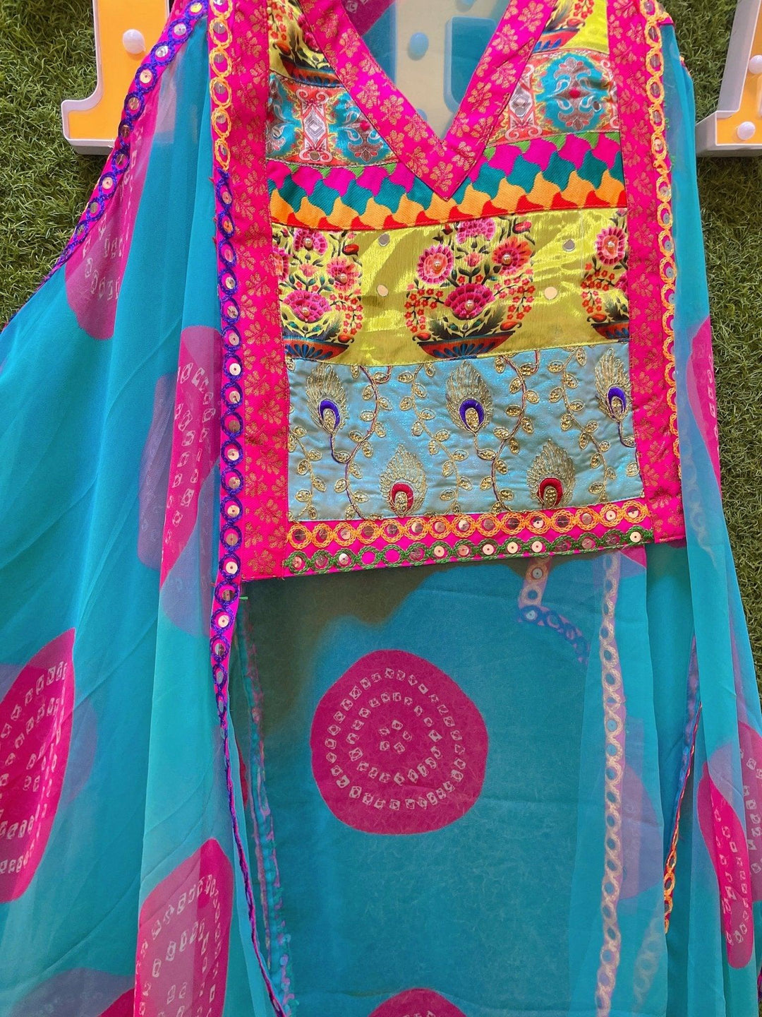 Aasmani Kaftan Top - banjaratrail