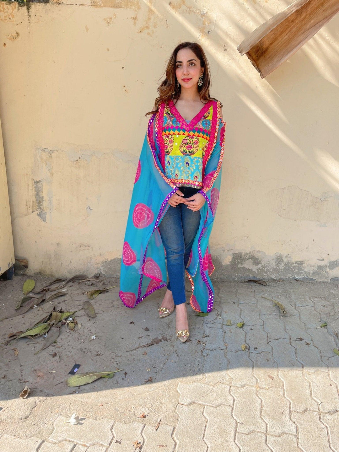 Aasmani Kaftan Top - banjaratrail