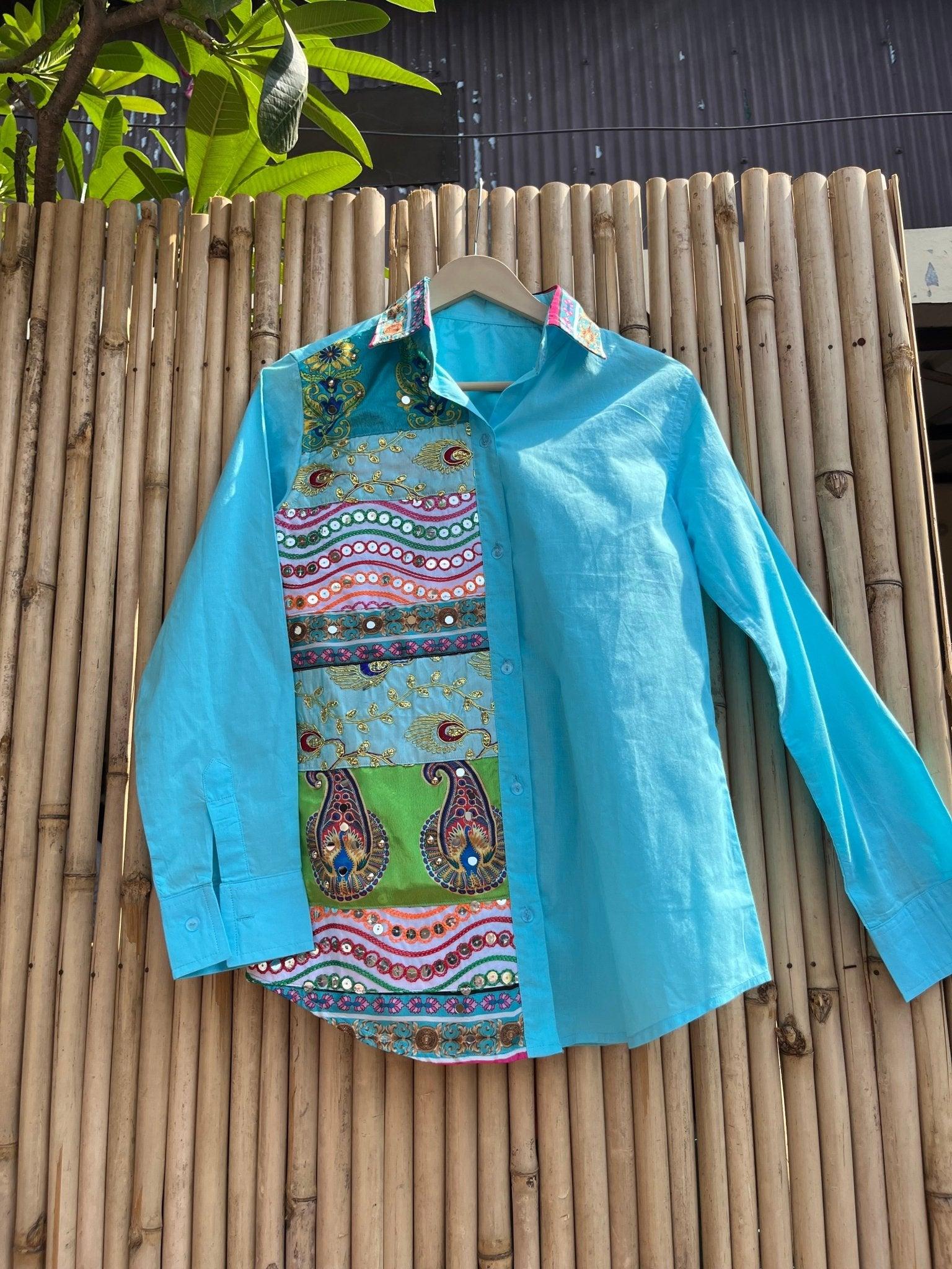 Amaraa blue shirt - banjaratrail