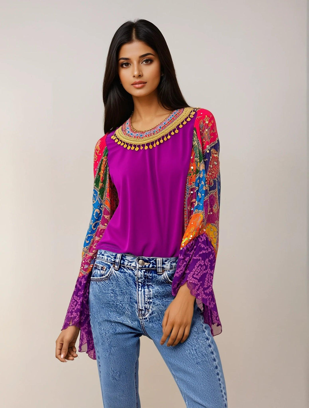 Angel Wings Purple Tee - banjaratrail