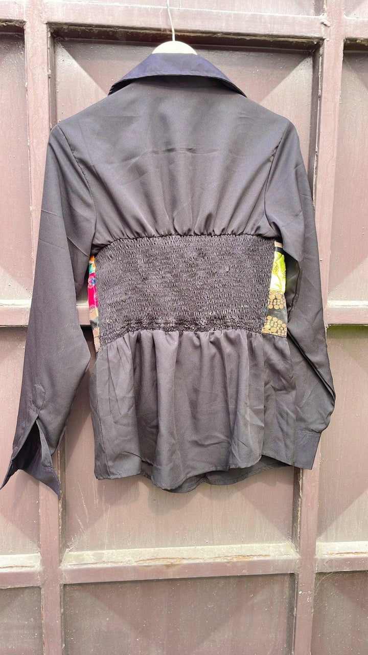 Black Banjara corset shirt - banjaratrail