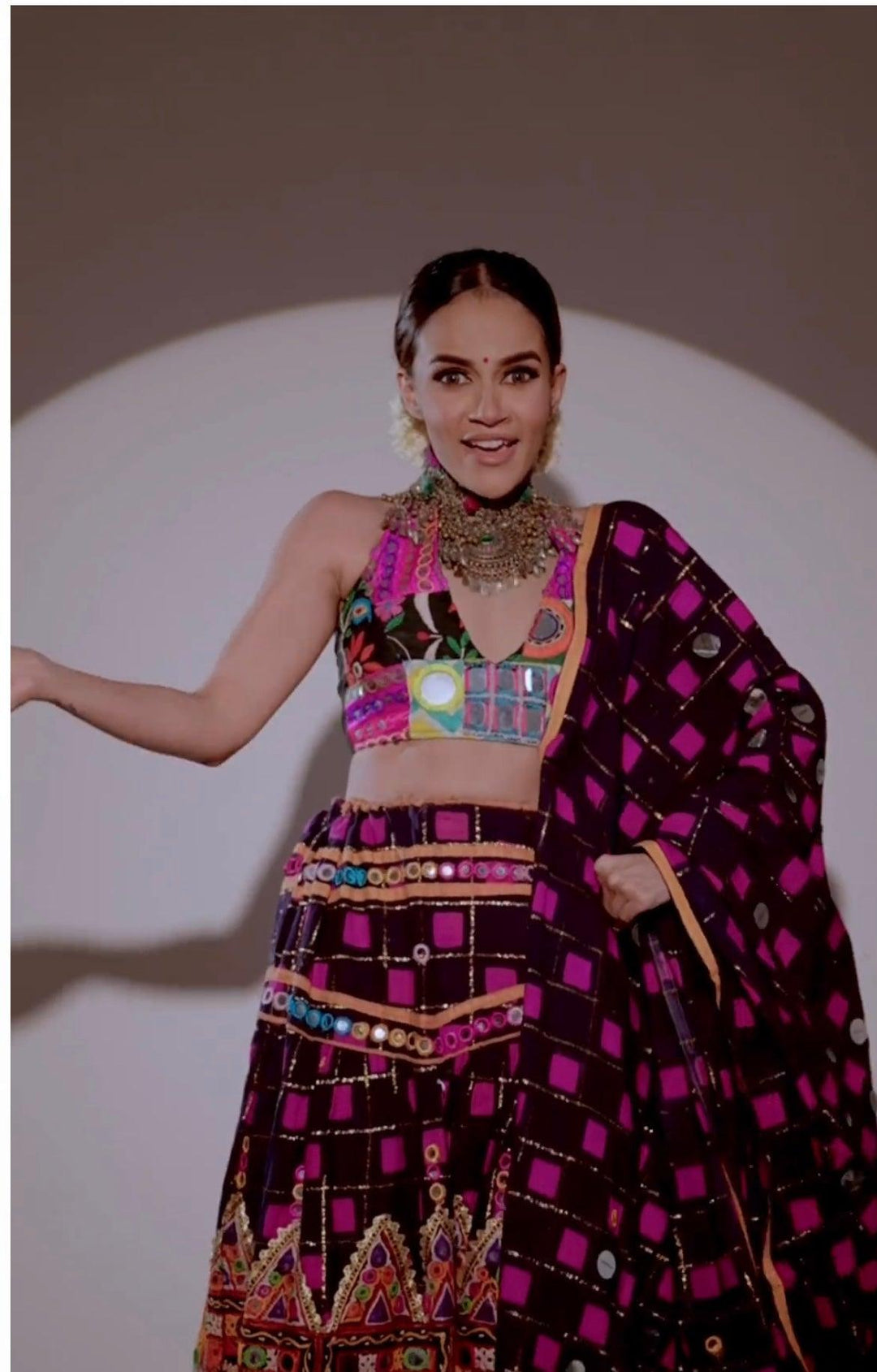 Banjara halter mirror blouse - banjaratrail