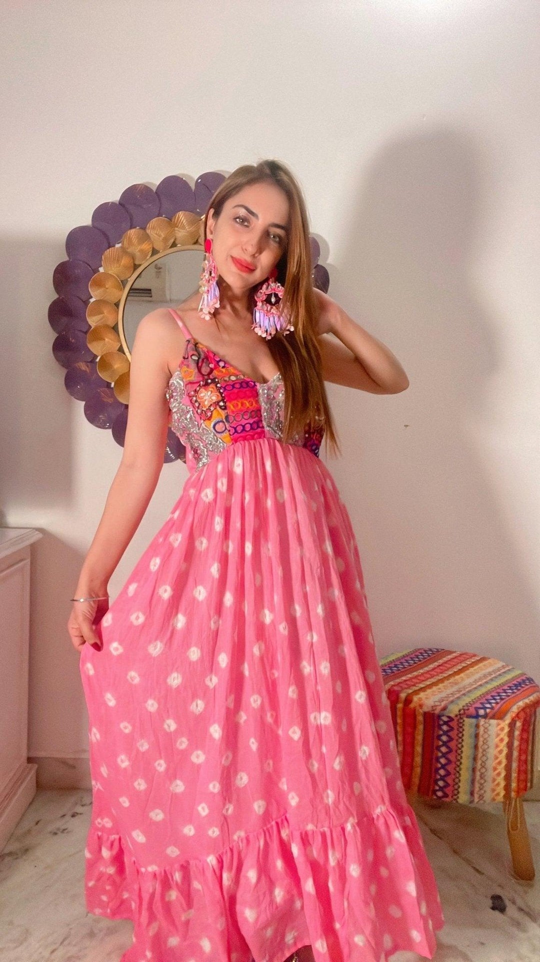 Barbie bandhini maxi dress - banjaratrail