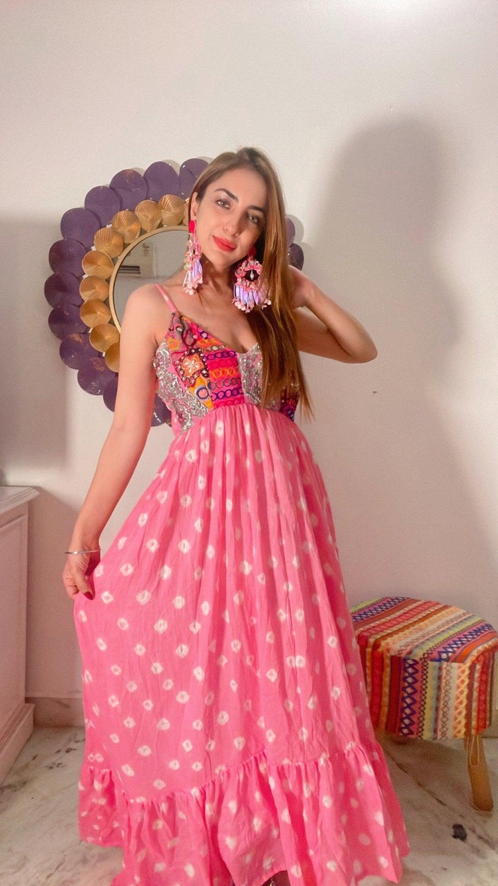 Barbie bandhini maxi dress - banjaratrail