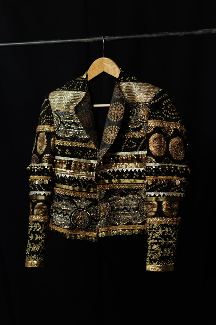 Black and Gold Banjara Jacket - banjaratrailBlack and Gold Banjara Jacketjackets74216650