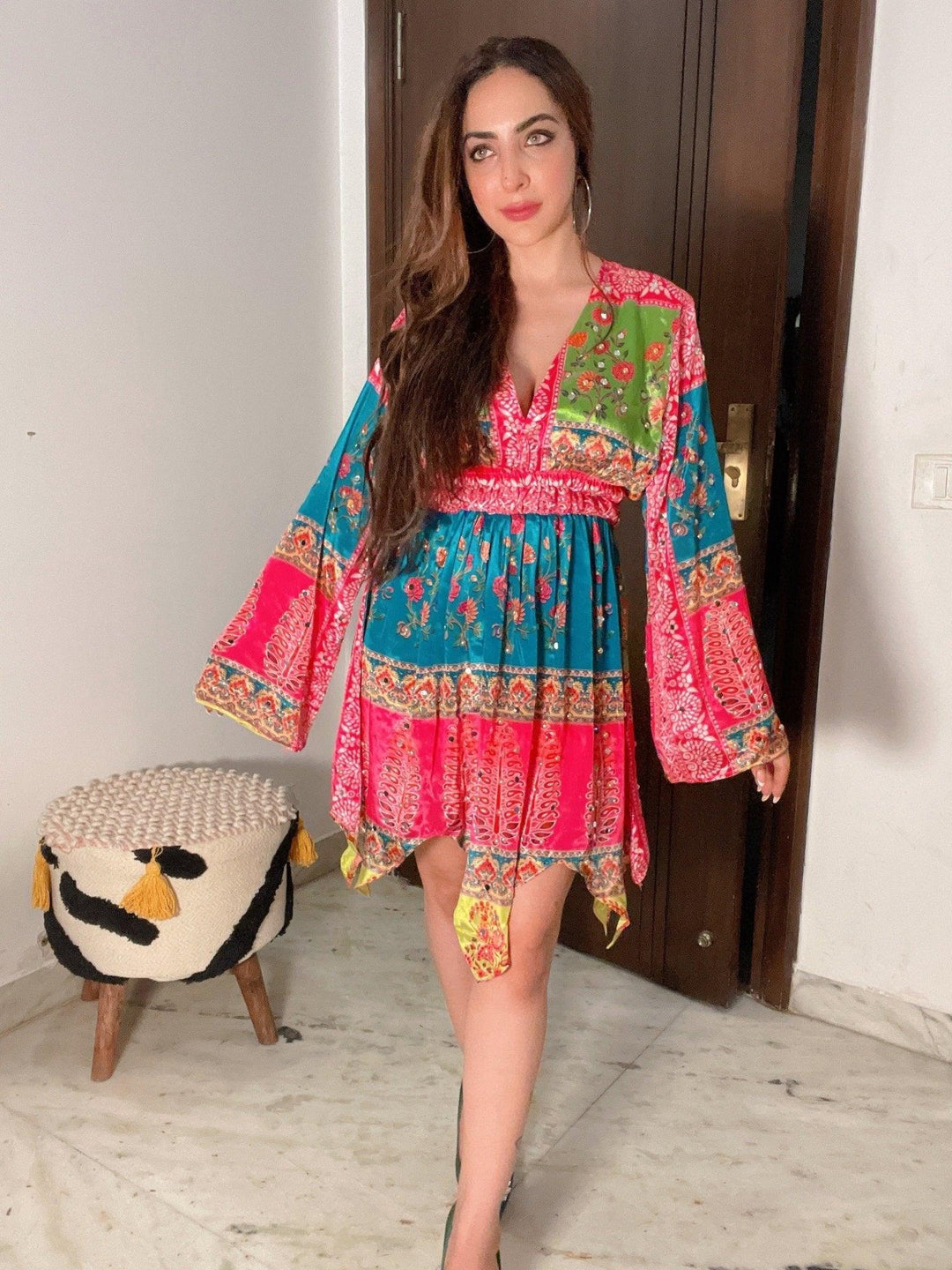 Chamak challo mirror dress - banjaratrail