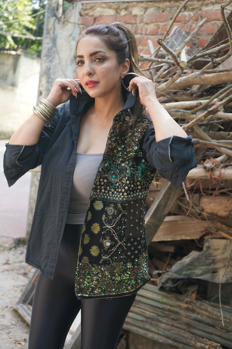 Denim Boho Shacket - banjaratrailDenim Boho Shacket43585578