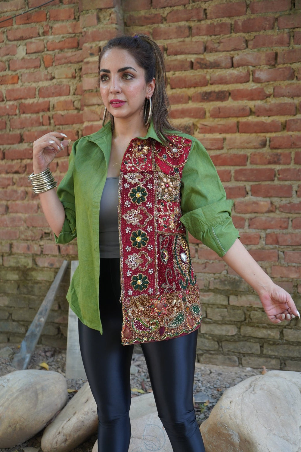 Denim Boho Shacket - banjaratrailDenim Boho Shacket43585578