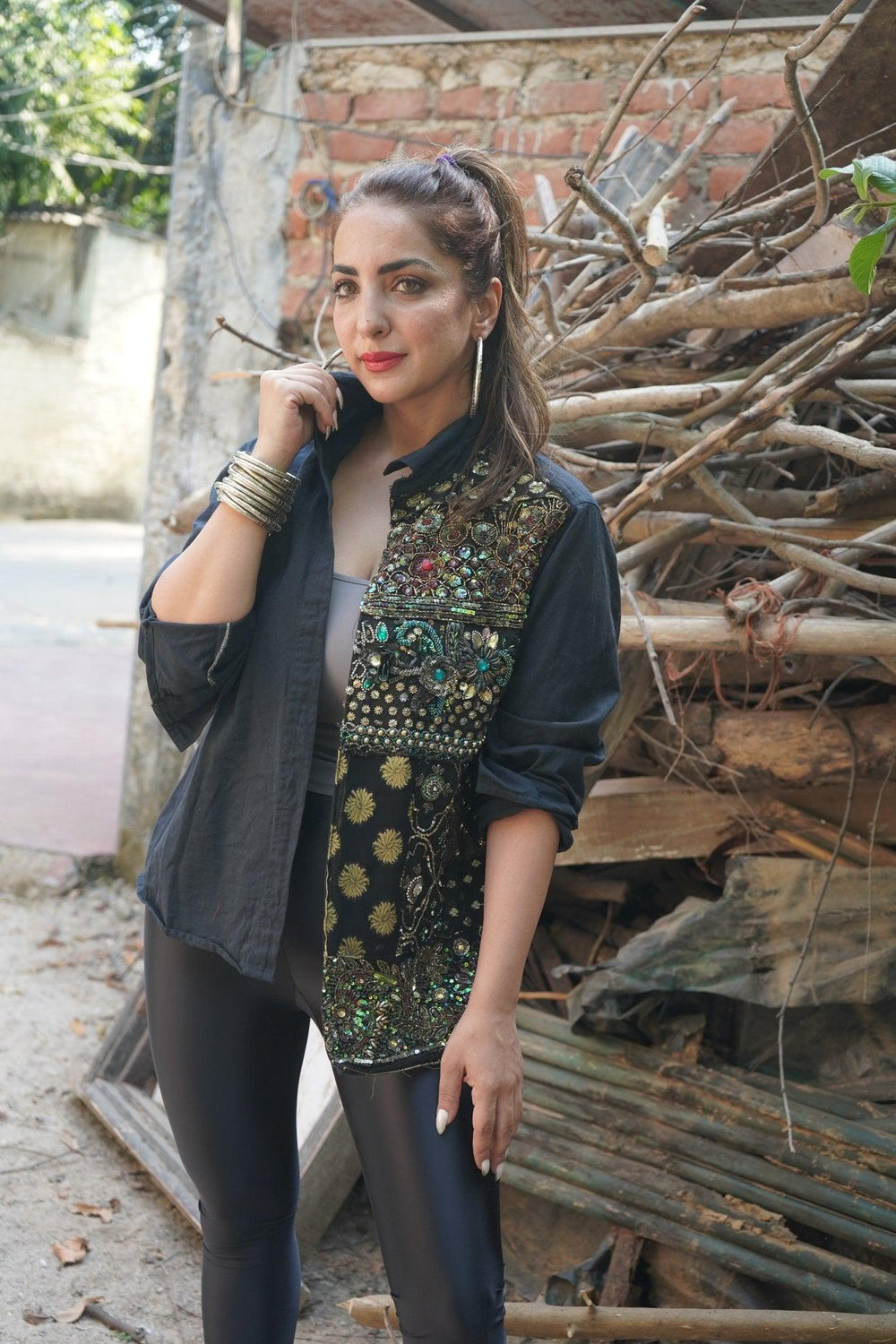 Denim Boho Shacket - banjaratrail