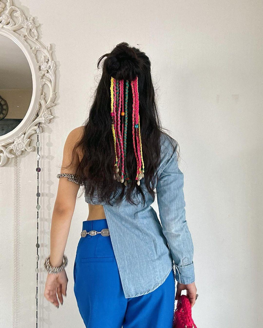Denim Diva - cut out shirt - banjaratrail