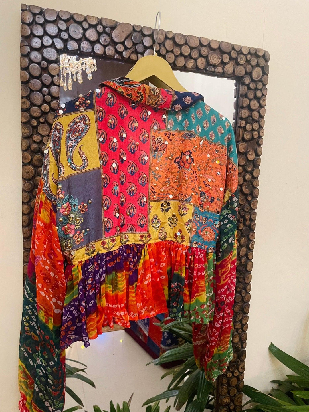 Desi Dazzle - bandhini top - banjaratrail