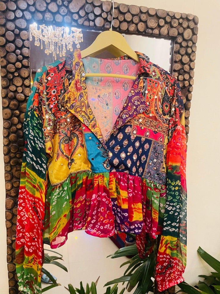 Desi Dazzle - bandhini top - banjaratrail