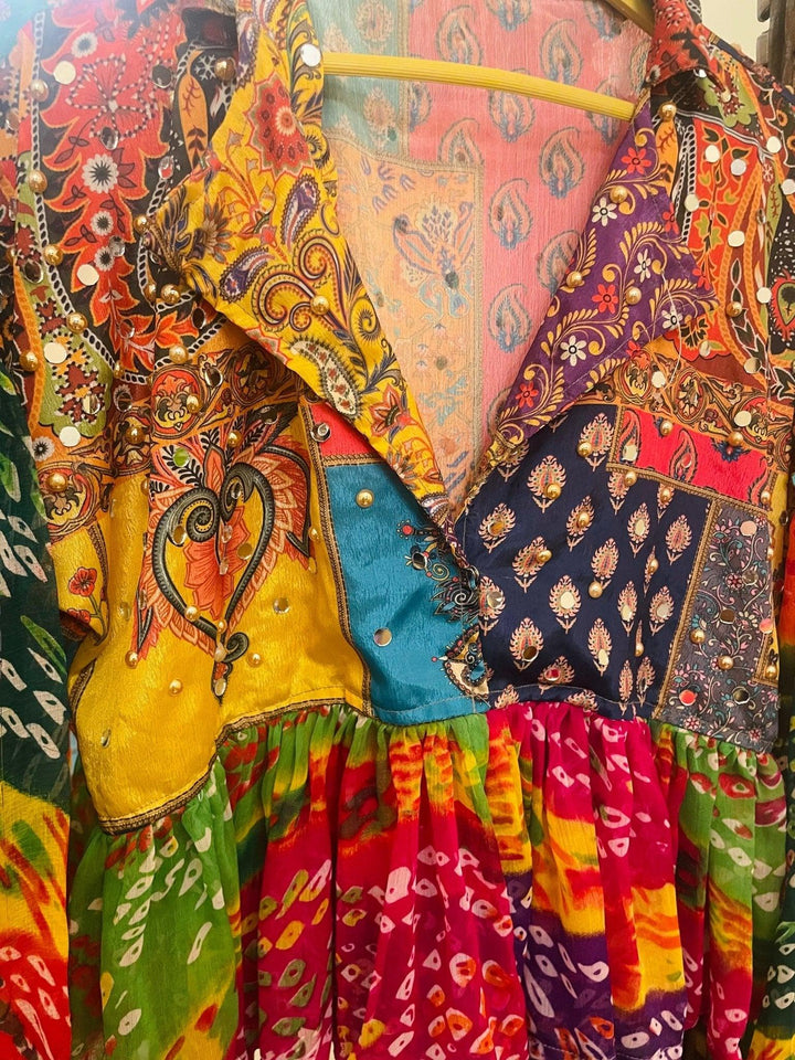 Desi Dazzle - bandhini top - banjaratrail