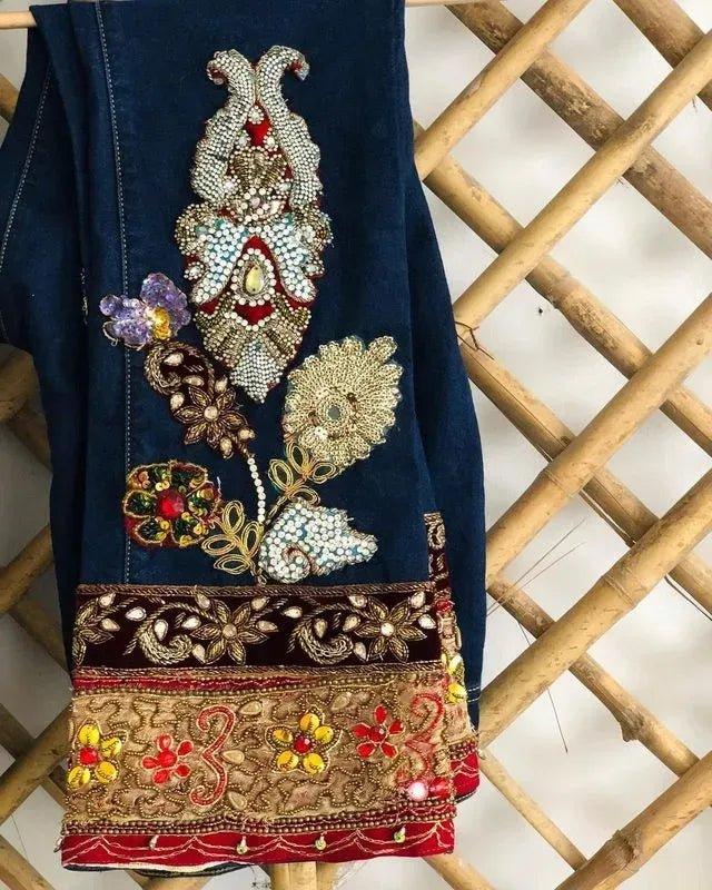 Aafreen -handcrafted jeans - banjaratrail