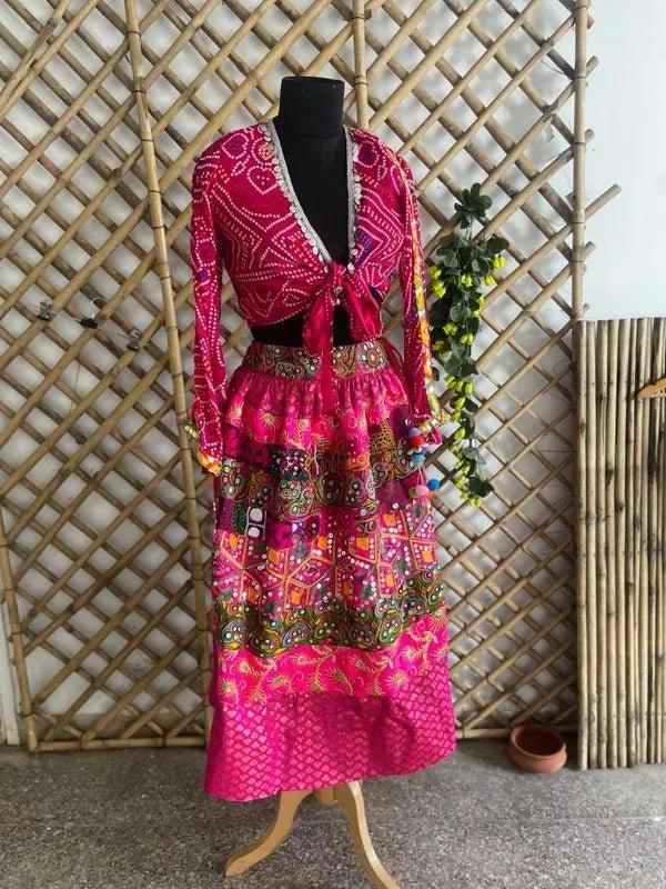 Festive skirt & tie knot set - banjaratrail