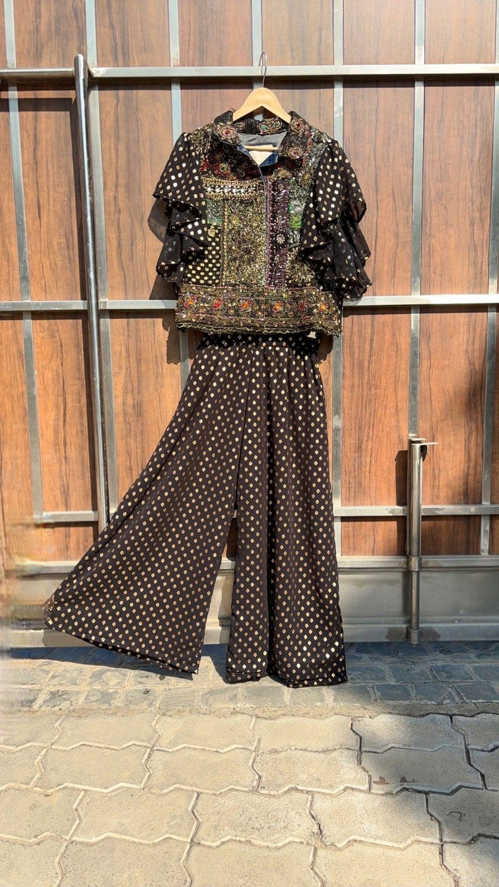 Fiona Embellished Co-Ord Set Black - banjaratrail
