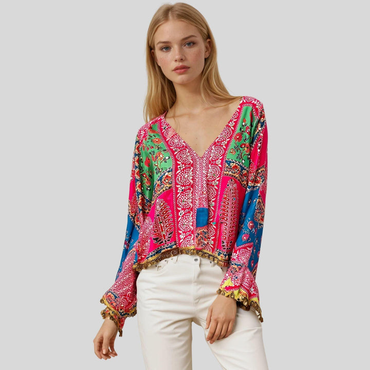 Gulabi Fusion Top - banjaratrail