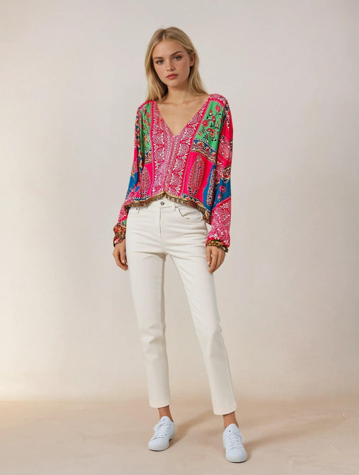 Gulabi Fusion Top - banjaratrail