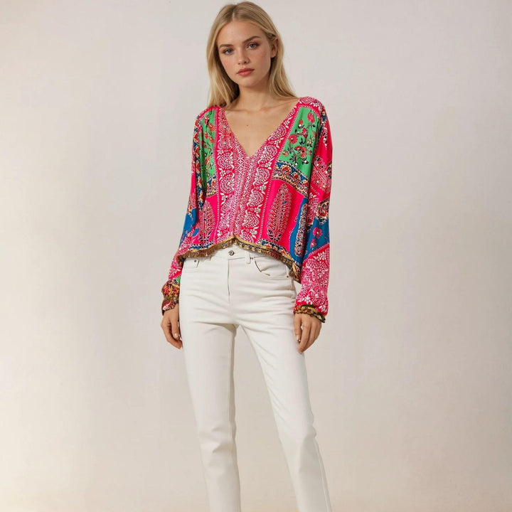 Gulabi Fusion Top - banjaratrail