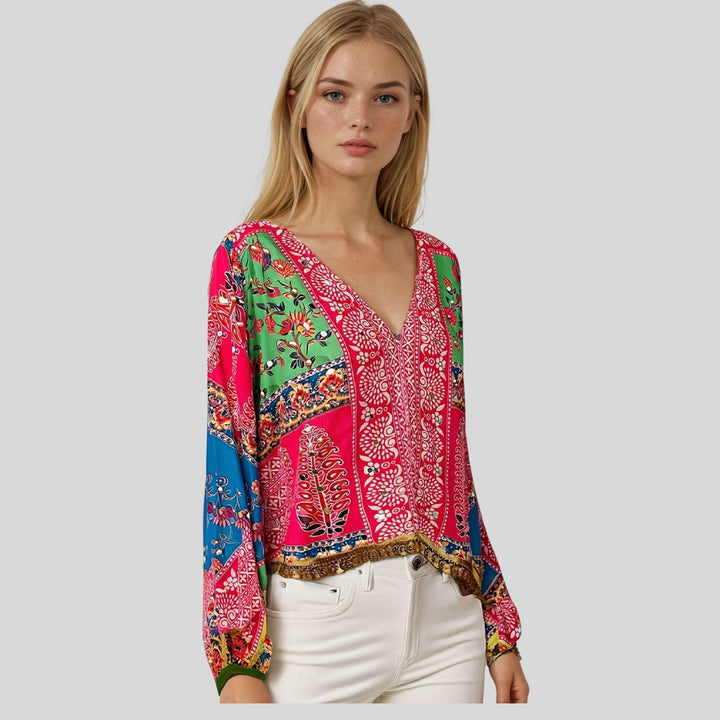 Gulabi Fusion Top - banjaratrail