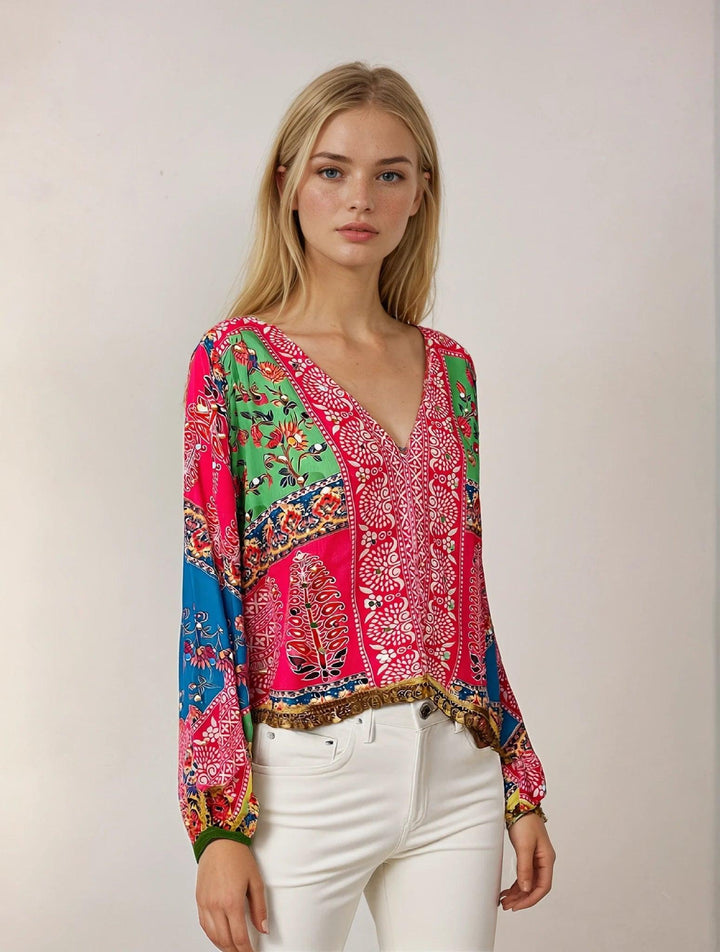 Gulabi Fusion Top - banjaratrail