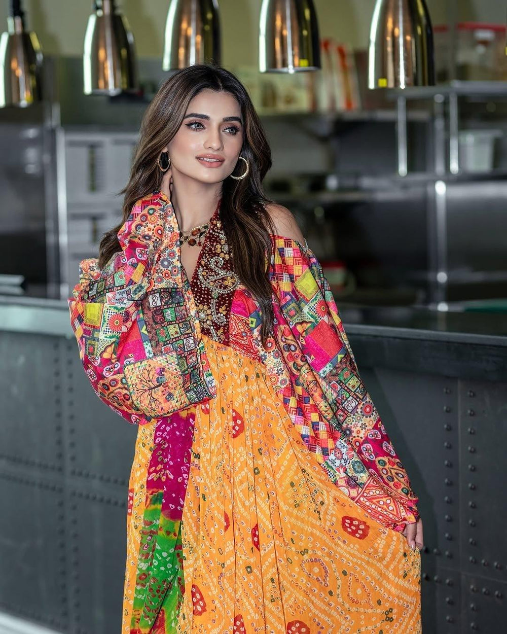 Kaftan Embellished Dress - banjaratrail
