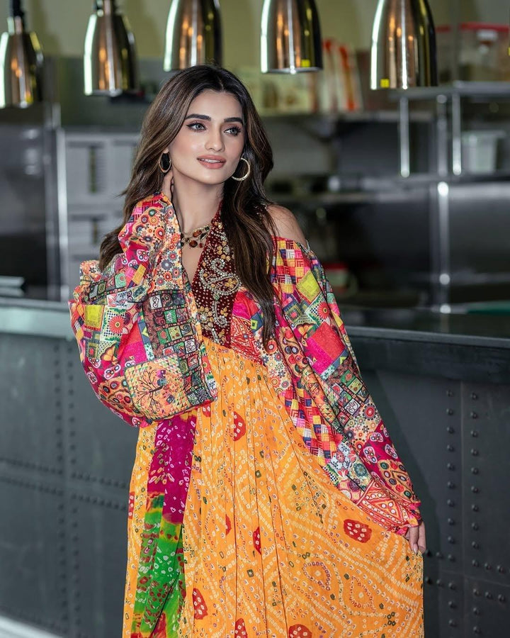Kaftan Embellished Dress - banjaratrail