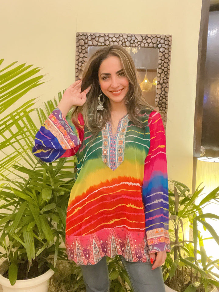 Leheriya Love Affair Kurti - banjaratrailLeheriya Love Affair Kurti63192889