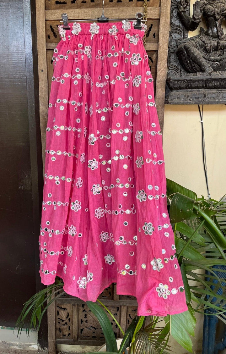 Mehr mirror work skirts - banjaratrail