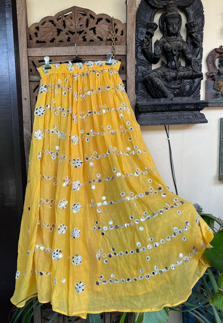 Mehr mirror work skirts - banjaratrail