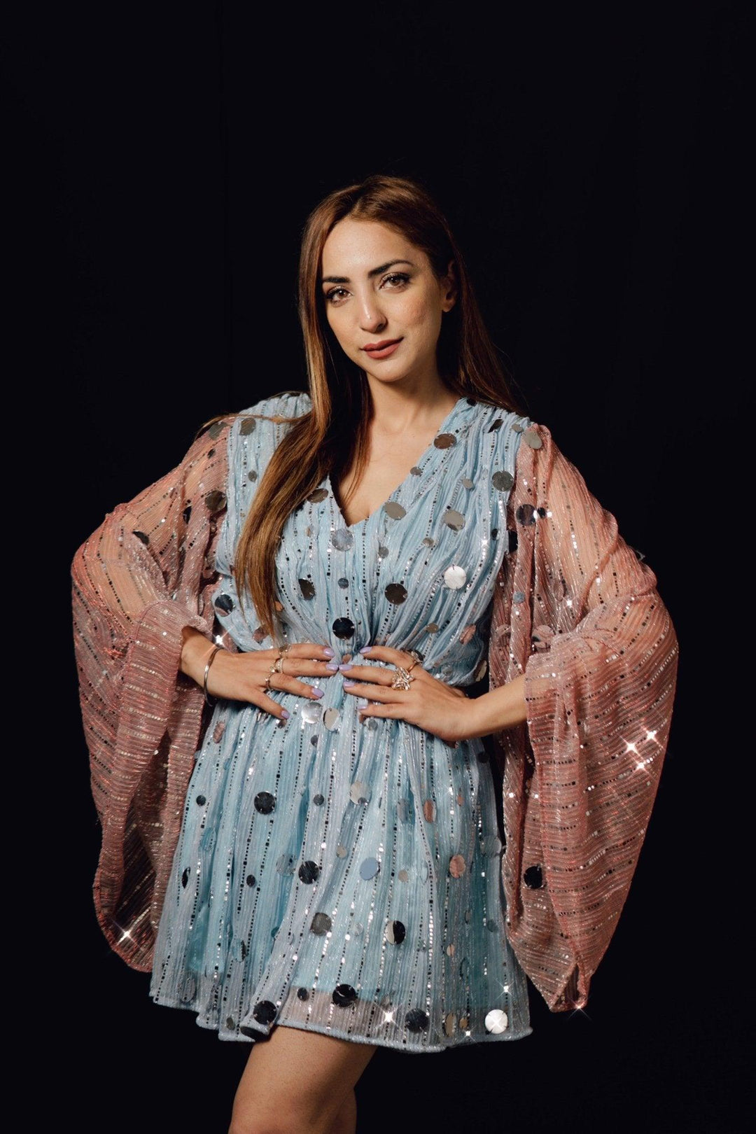 Mirror dual tone dress - banjaratrail