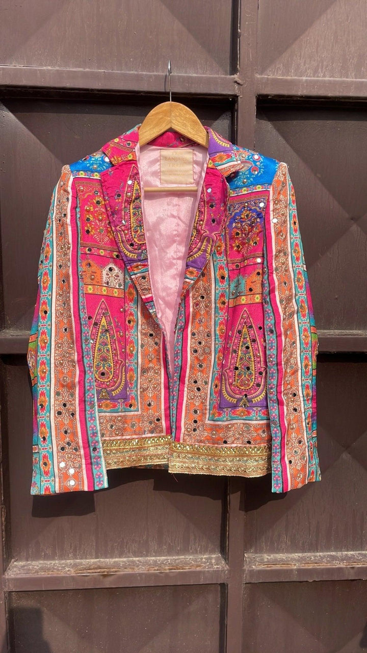 Mirror work blazer - banjaratrail
