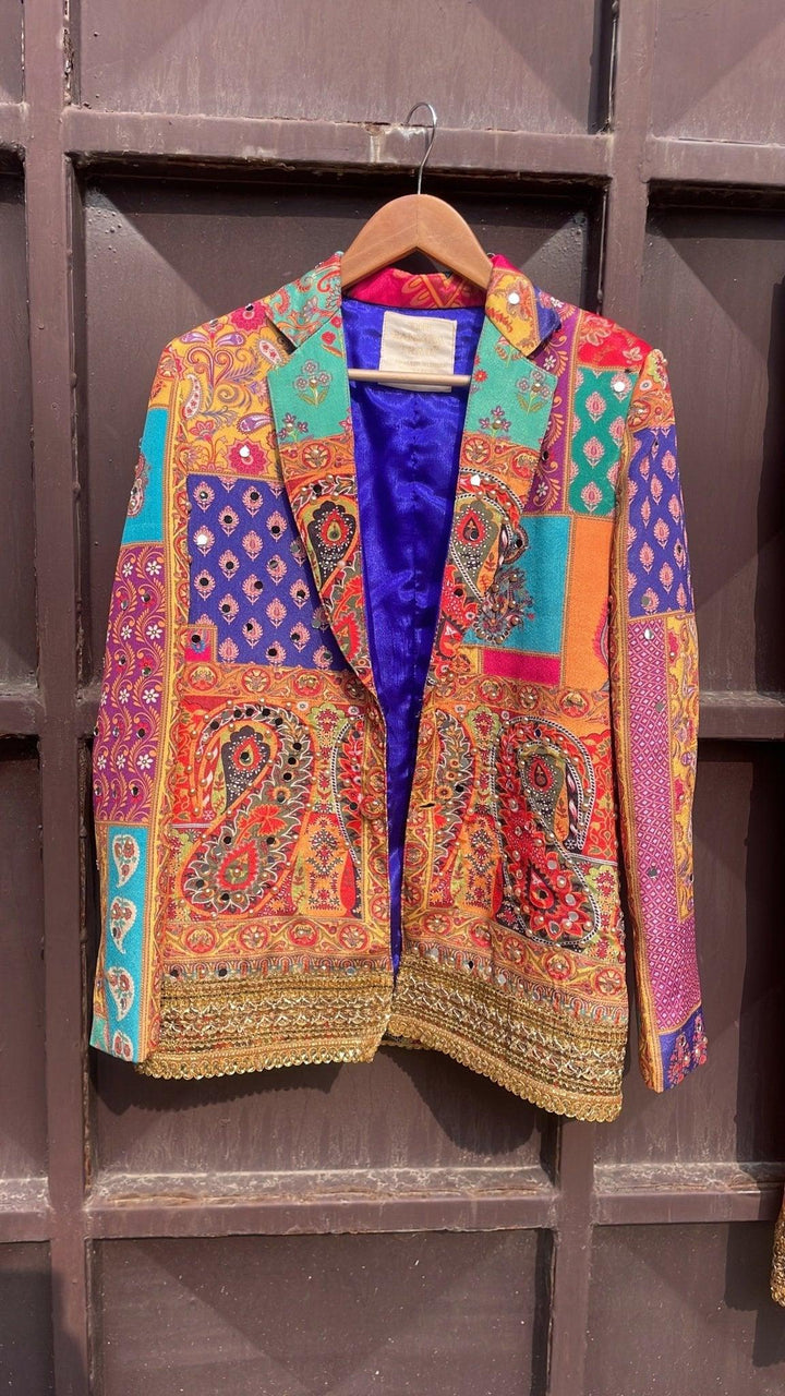 Mirror work blazer - banjaratrail