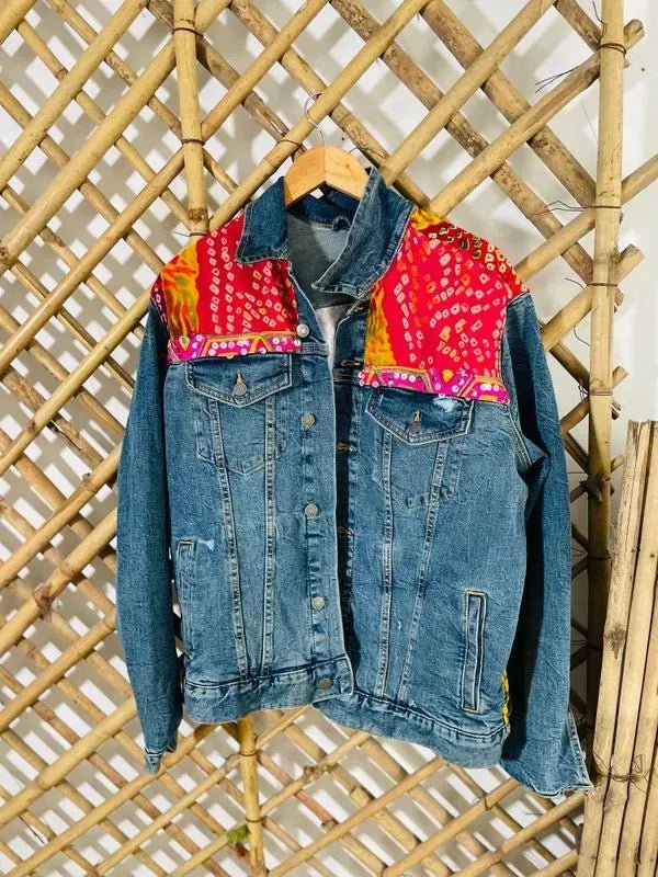 Multicoloured patchwork jacket - banjaratrailMulticoloured patchwork jacket64587098